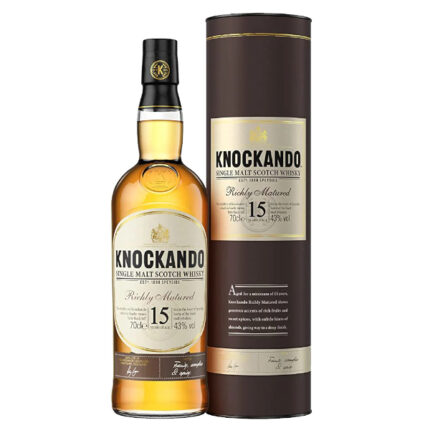 WHISKY KNOCKANDO 15 AÑOS MALTA 0,7 L